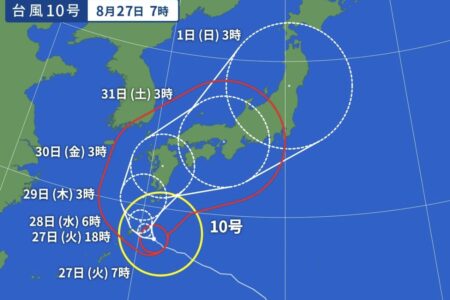 ８月２７日台風１０号対策🛥️🌀