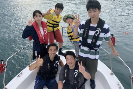 ８月１２日ファミリーフィッシングの釣果です🐙🎣