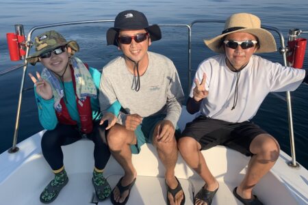 ８月３日１ラウンド目ファミリーフィッシングの釣果です🎣
