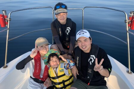 ８月５日ファミリーフィッシングの釣果です🎣