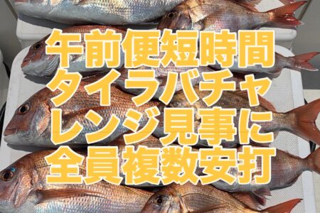 ６月１日の釣果です🎣