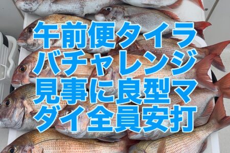６月３０日午前便の釣果です🎣