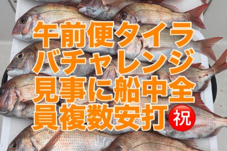 ６月２２日午前便の釣果です🎣