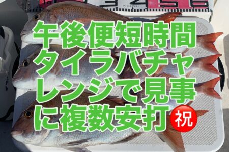 ８月２７日午後便２ラウンド目の釣果です🎣