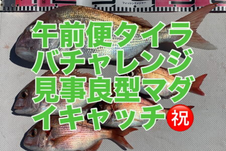 ９月３０日午前便の釣果です🎣